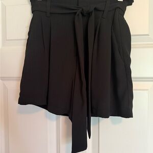 a new day Black Tie-Front Women's Skorts